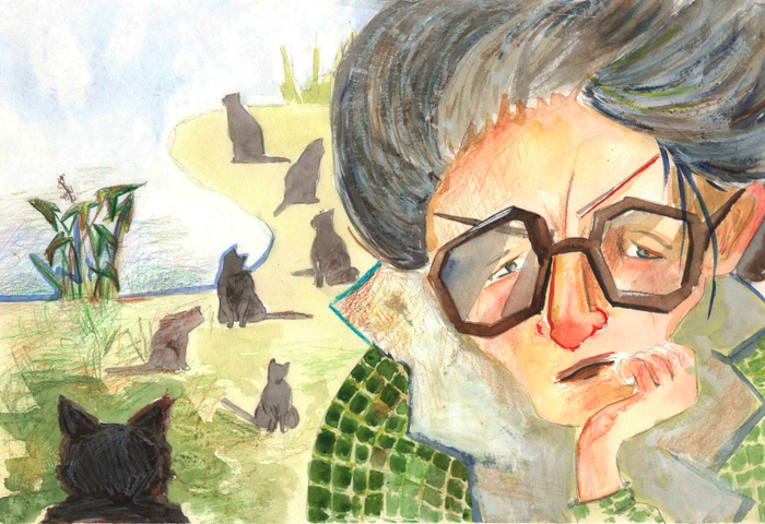 Голодные коты.