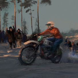 Ковров_Зимний мотокросс