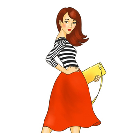 Девушка модель