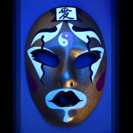 Золотая флюро-маска / продажа