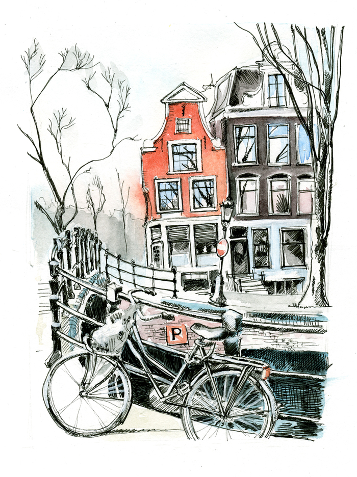 Амстердам. Велосипед