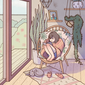 Открытка «дневное чтение»