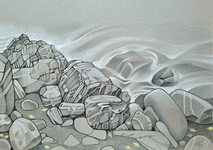 Камешки у речки Кынгырга