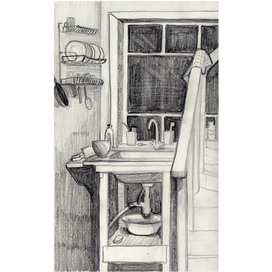 Набросок с натуры "Дача"