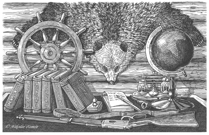 К очерку "Потёртые джинсы Джека Лондона".