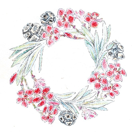 Венок. Азалия