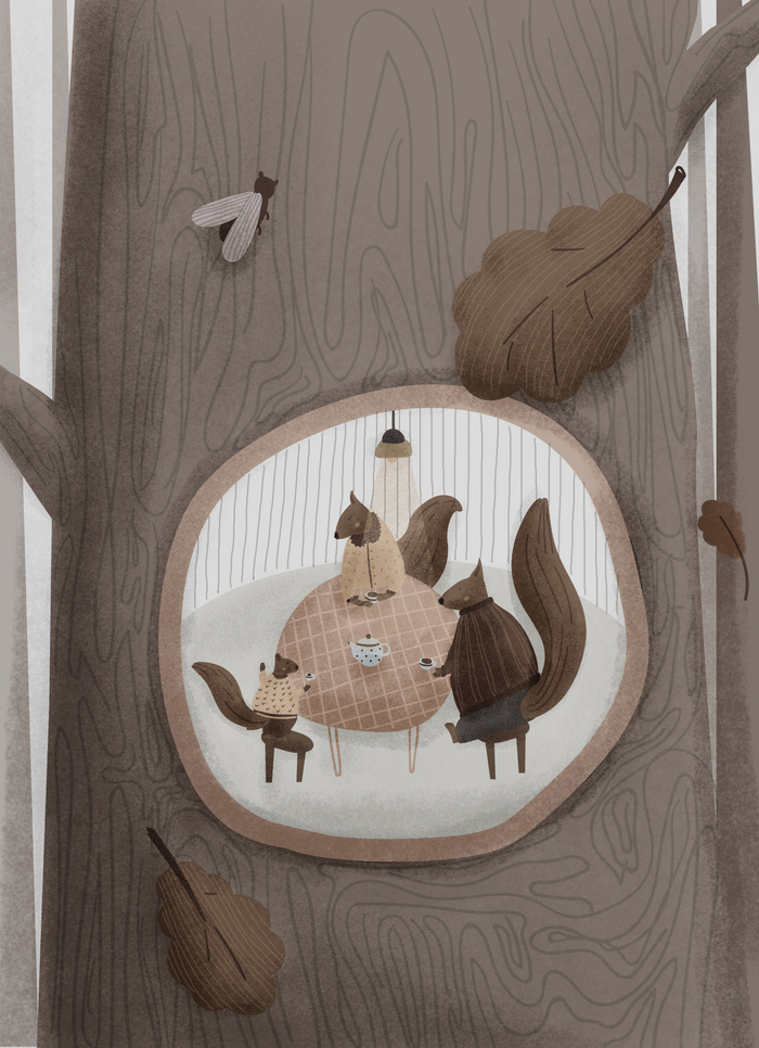 Белки семья