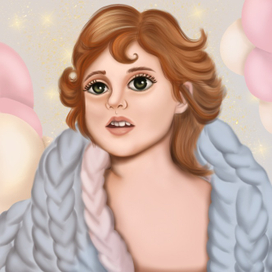 Детский стилизованный портрет