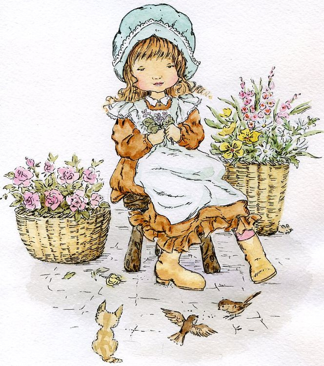 Маленькая цветочница