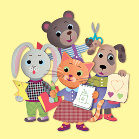 Персонажи для обложек KUMON