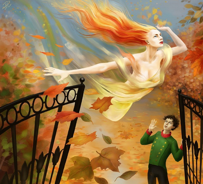 Осень и маленький Пушкин