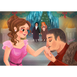 Выход Гермионы на Святочном Балу