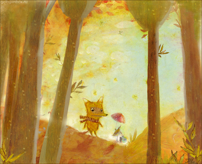 Лис и птица