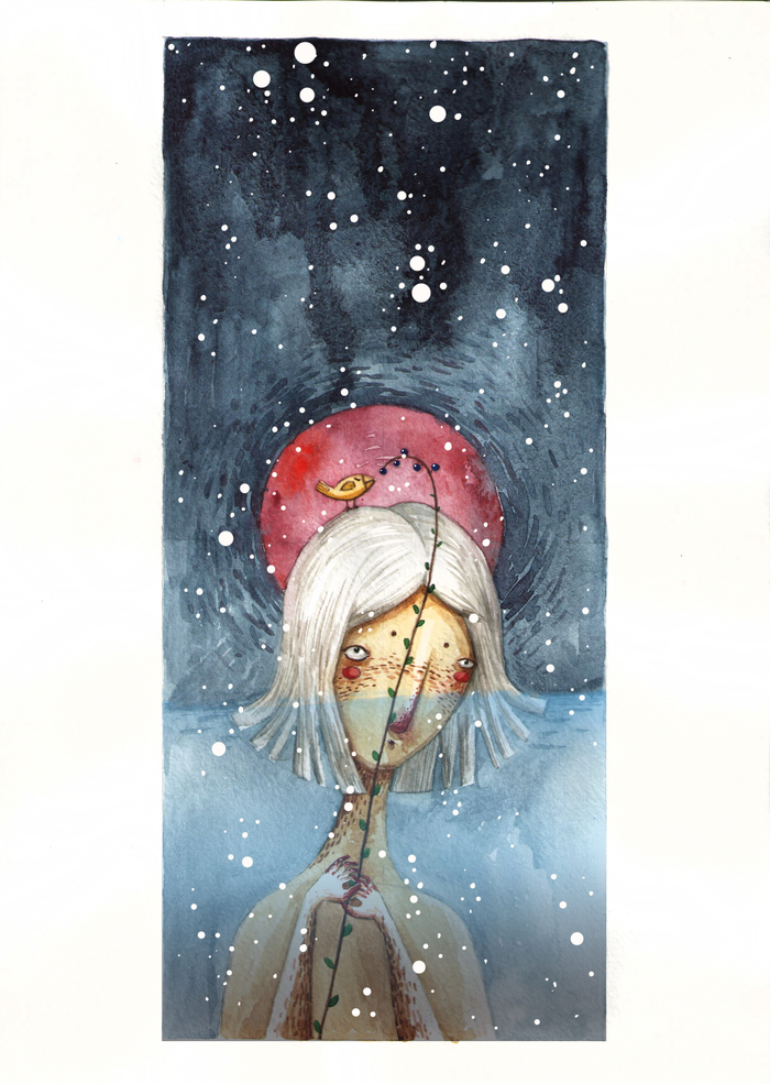 снег под водой