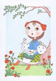 Вышивальщица