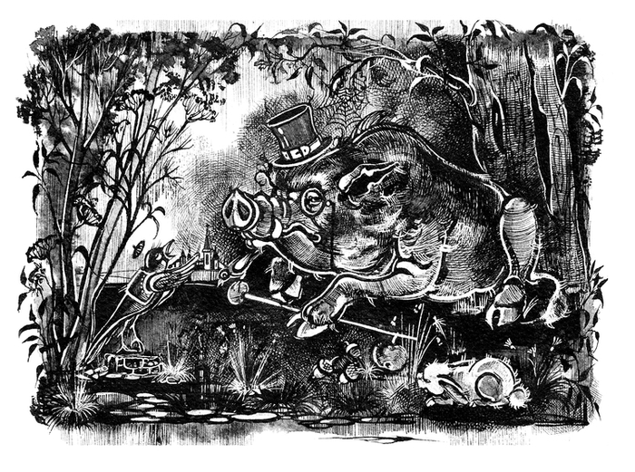 Недосягаемый соловей. Иллюстрация к книге А. Краузе