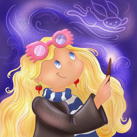 Фан-арт Полумна Лавгуд 