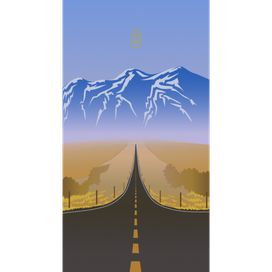 векторный пейзаж серия