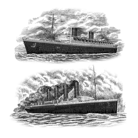 Океанские лайнеры первой половины XX века