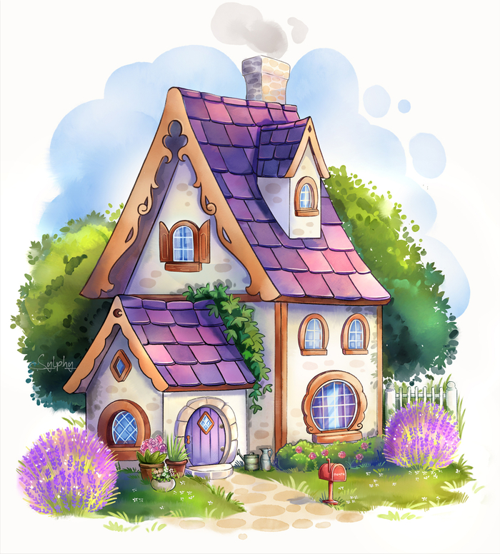 Лавандовый дом