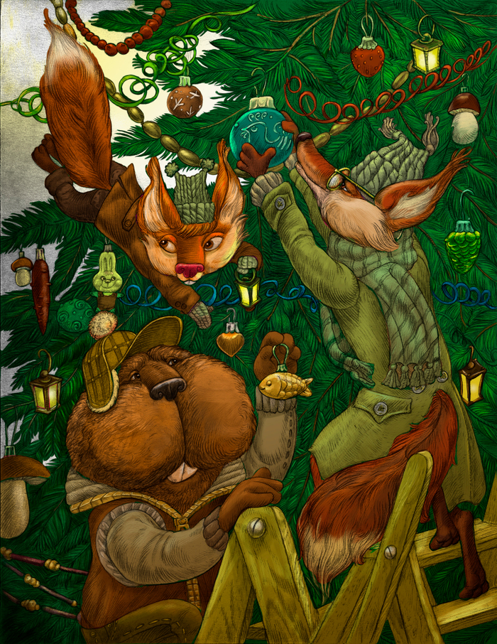 Наряжаем ёлку