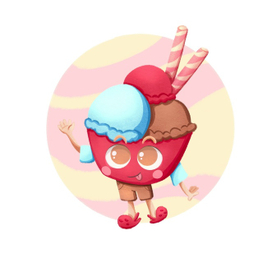 Креманка мороженого Бренд-персонаж