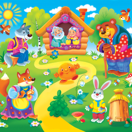 Пазл Колобок