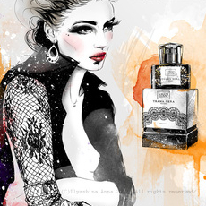 TRAMA NERA PERFUME/ Рекламная иллюстрация