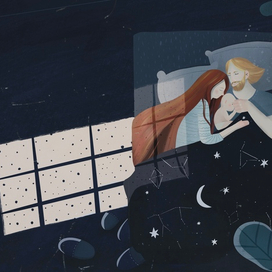 Детская иллюстрация для книги