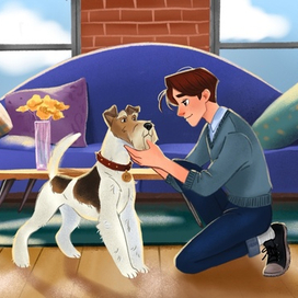 "Не скучай, я скоро приду!"