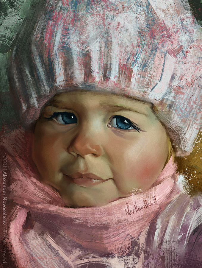 Портрет девочки.