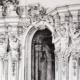 Фрагмент здания в стиле Барокко