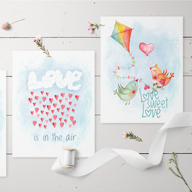  Акварельная Коллекция Love is in the air
