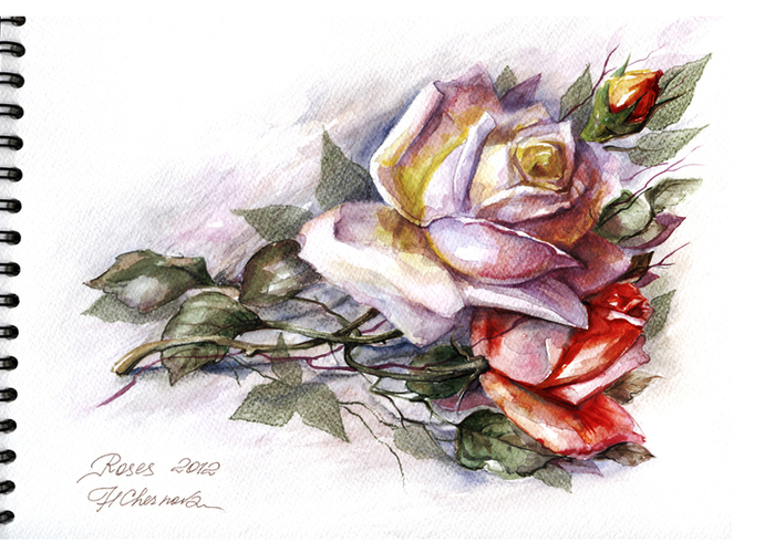 Розы декоративные