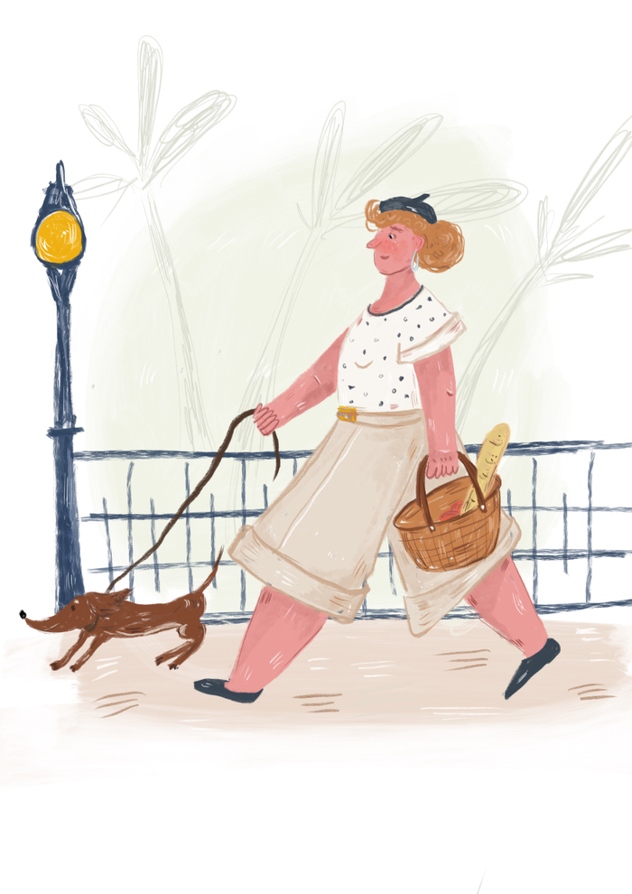 Клара идёт на пикник