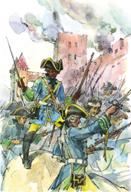 Ибрагим Ганнибал во французском ополчении