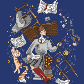 Принт Гермиона 