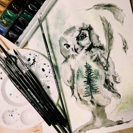 Хранительница леса, мудрая сова