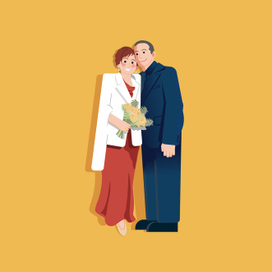 Свадебная иллюстрация