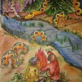 Сказка Бажова "Сказка о Золотом Змее"