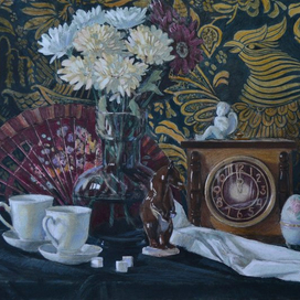 натюрморт с веером