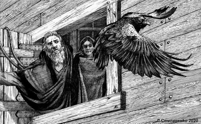 Ной выпускает ворона