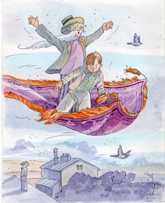 на ковре-самолете