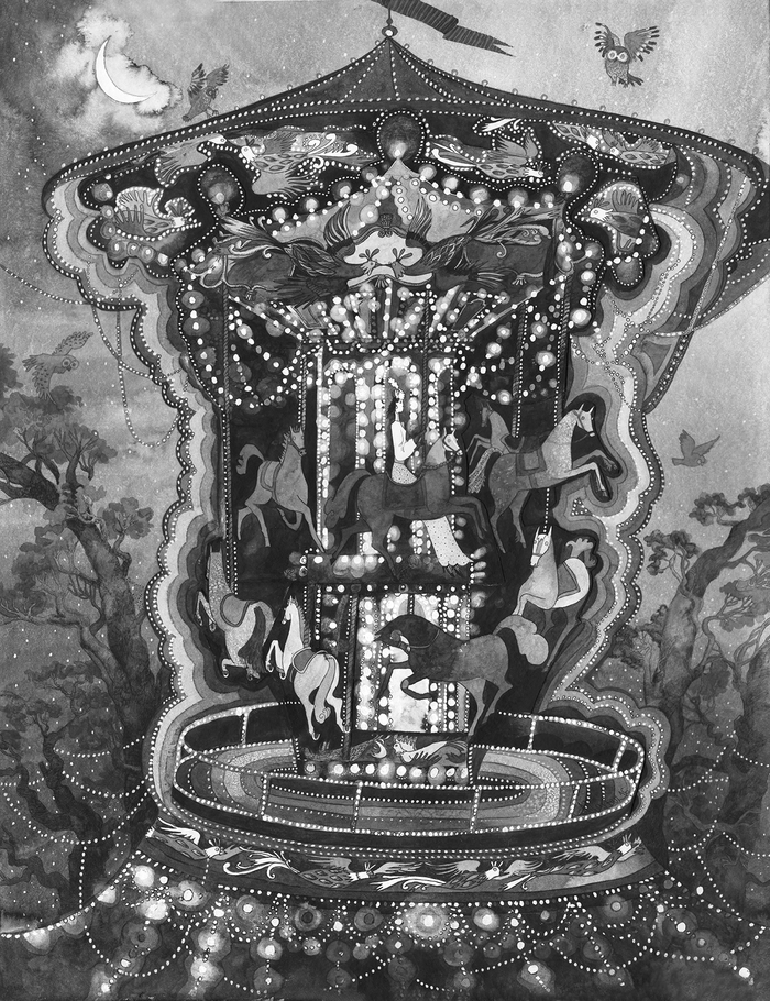 Иллюстрация к "Мэри Поппинс", глава "Карусель"