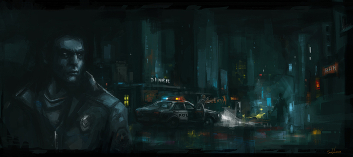 иллюстрация (игровой фон)Police