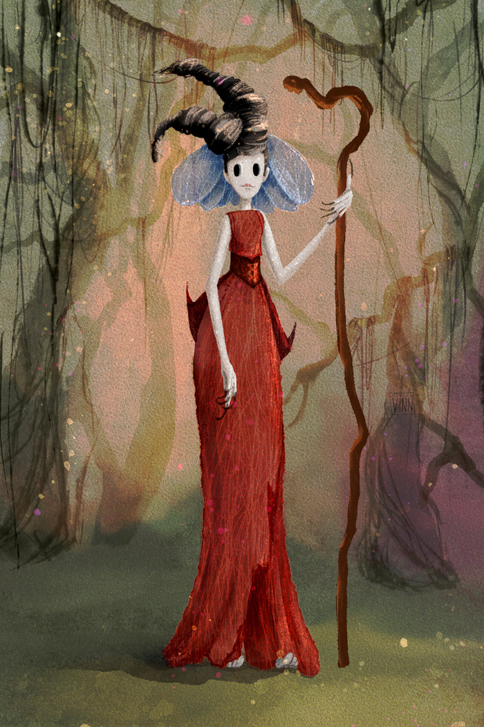 иллюстрация к истории в лесу 