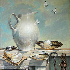 Мидии и бабочки