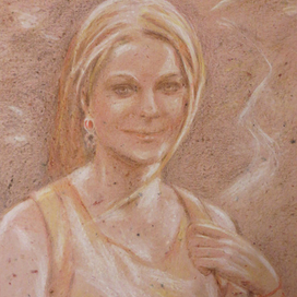 Юля. В горах.