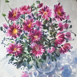 Букет из утреннего сада