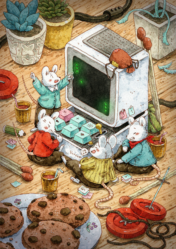 Мышки играют